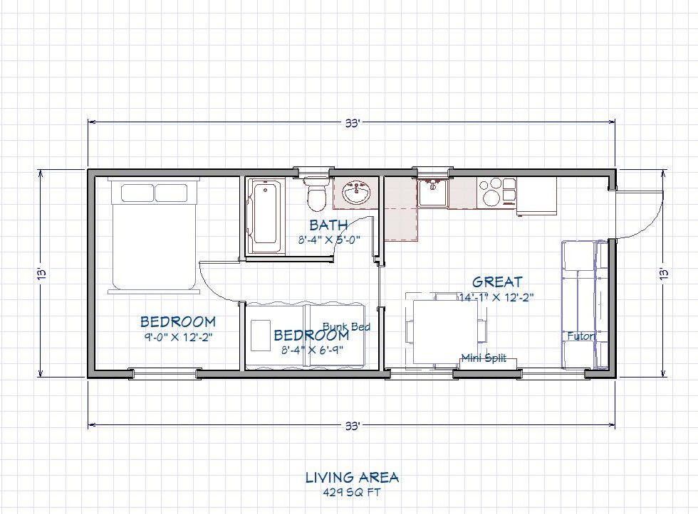 Sunrise floor plan drawing