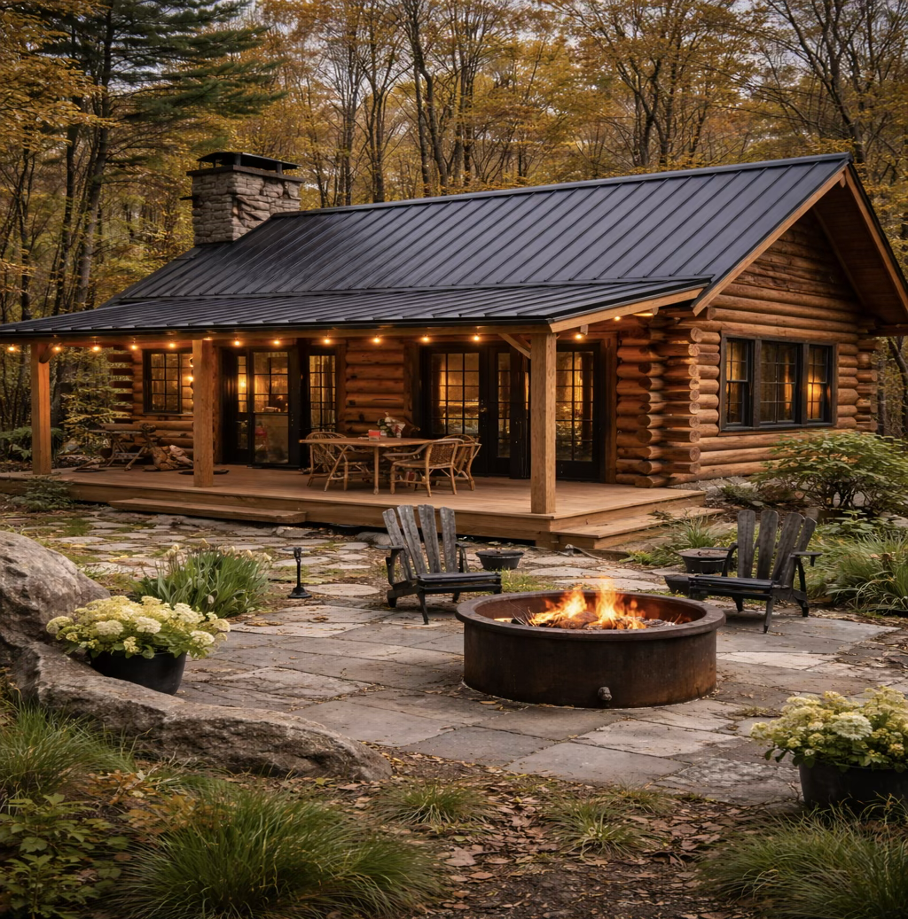 The Selkirk entry log cabin kit